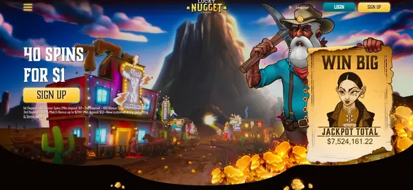 Lucky Nugget slide1